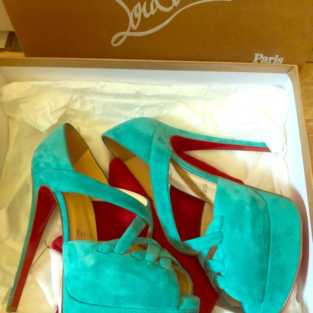 Christian Louboutin Lady corset open toe heels